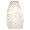 Access Lighting Merlot, Pendant Glass Shade, White Stone Glass 23112-WHST